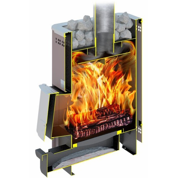 Печь для бани Теплодар ТАМАНЬ 10 ТУ 10 kW, изображение 3