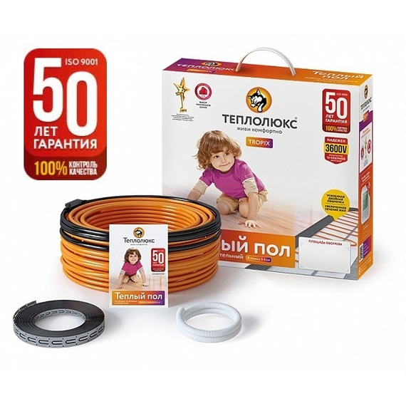 4elements4630038310824 Cablu de incalzire "Teplolux" Tropix TLBE 78.0m / 1400 W( 9,3 m2)