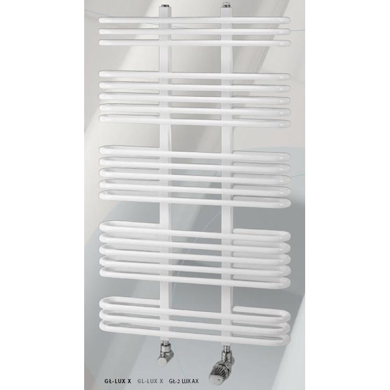 4elementsSuport de prosop cu apa GL-0Lux BX Zebra 500/488, alb, изображение 3