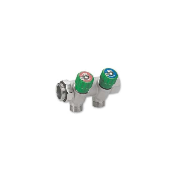 4elementsColector nichelat 2 iesiri 3/4"-1/2" (albastru)
