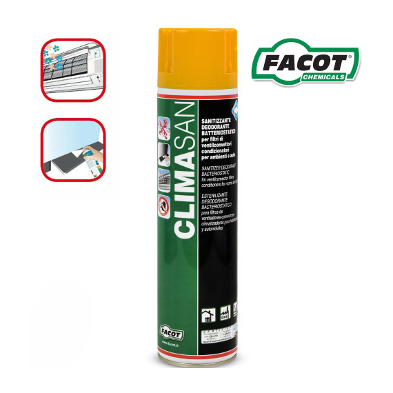 4elementsSolutie chimica pentru curatarea conditionerului Facot Chemicals Climasan Spray 600 ml, изображение 2