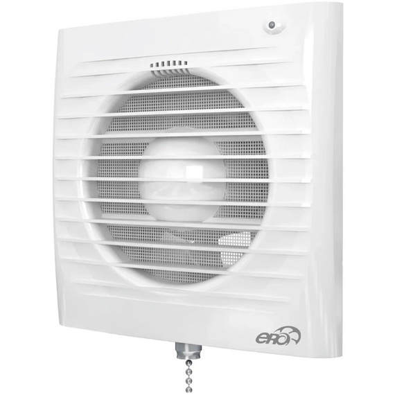4elementsVentilator de evacuare axial cu grila si intrerupator cu lant ERA 4S-02 D100 White