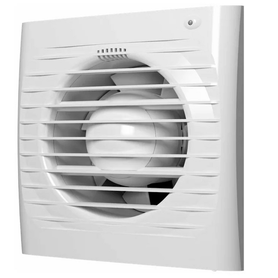 4elementsVentilator de evacuare axial cu grila si senzor ERA 6S HT D150 White