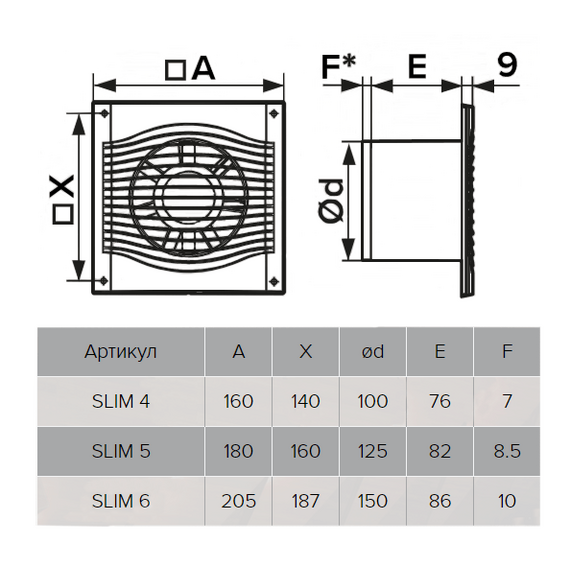 4elementsVentilator evacuare design Diciti SLIM 4 D100 Ivory, изображение 2