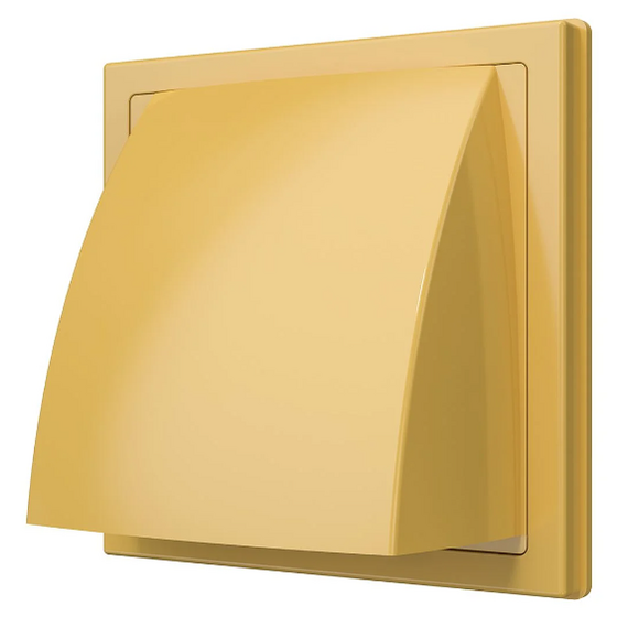 Выход стенной с обратным клапаном бежевый 15х15 д.100 Mistral