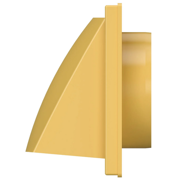 Выход стенной с обратным клапаном бежевый 15х15 д.100 Mistral, изображение 3