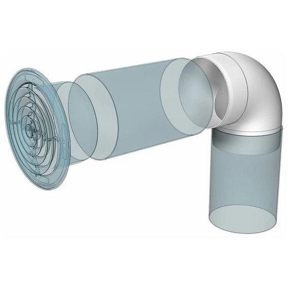 Колено круглое 90° Mistral D125, изображение 5