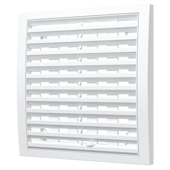 4elementsGrila ventilatie exterioara ASA-plastic reglabila Era 20x20 White