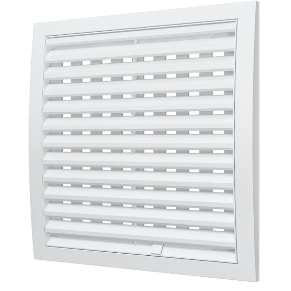 4elementsGrila ventilatie exterioara ASA-plastic reglabila Era 25x25 White
