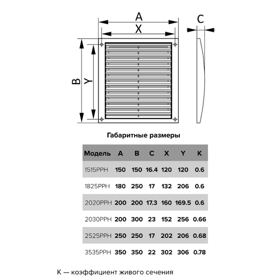 Вытяжная вентиляционная решетка наружная ASA-пластик Mistral 15х15 Brown, изображение 5