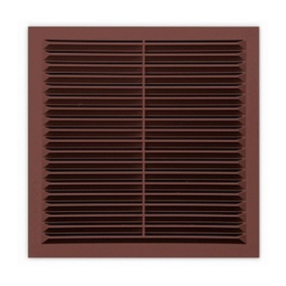 4elementsGrila pentru ventilatie exterioara ASA-plastic Era 15o15 Terracotta