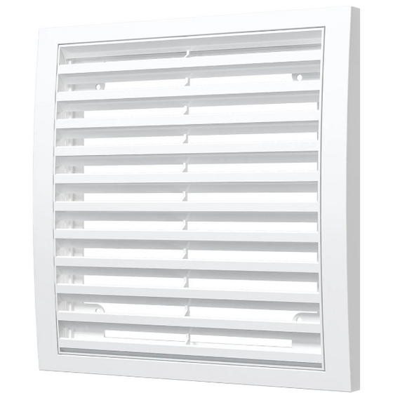 4elementsGrila ventilatie exterioara ASA-plastic Era 20x20 White