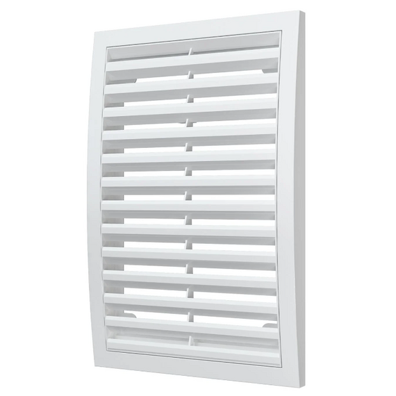 4elementsGrila ventilatie exterioara ASA-plastic Era 20x30 White