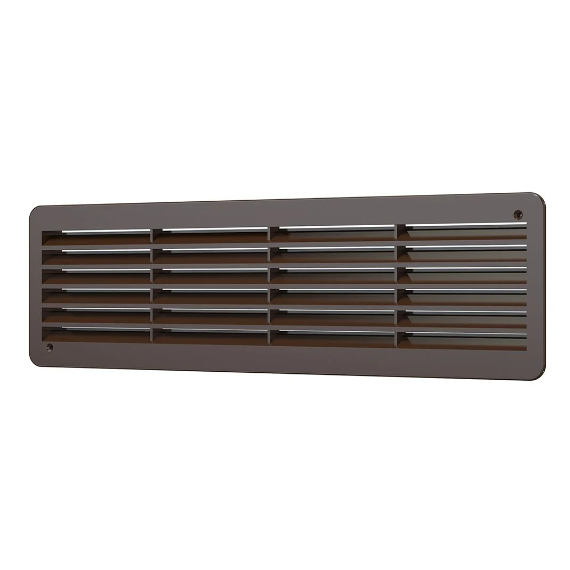 Дверная переточная решетка двухсторонняя Mistral 45х13 Brown