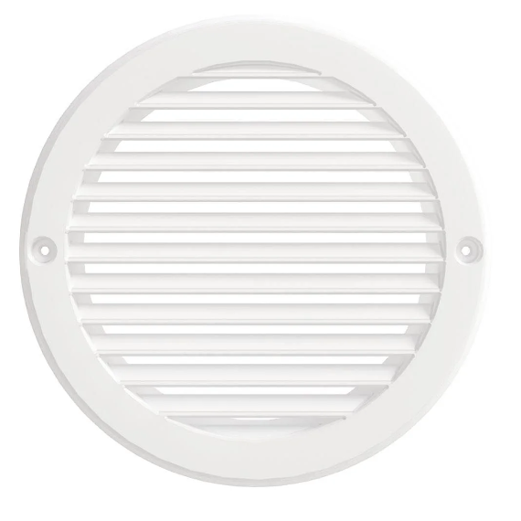 4elementsGrila pentru ventilatie rotunda Auramax A15RK D150 White