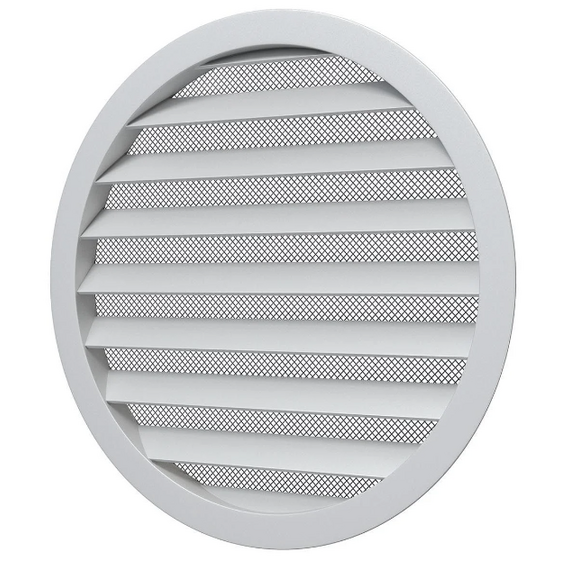 4elementsGrila pentru ventilatie rotunda exterioara Era Street Line D200 Aluminium