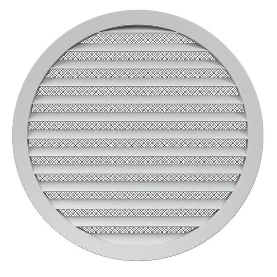 4elementsGrila pentru ventilatie rotunda exterioara Era Street Line Aluminium