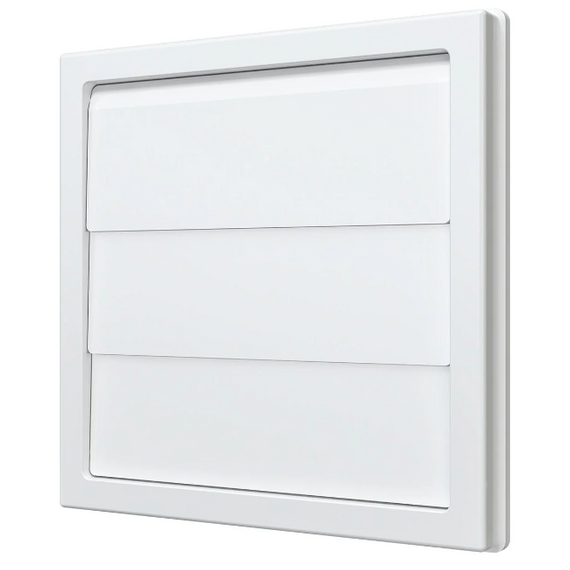 4elements1515E511O-Grila de ventilatie cu jaluzele automate 15o15, flansa 55x11 Era