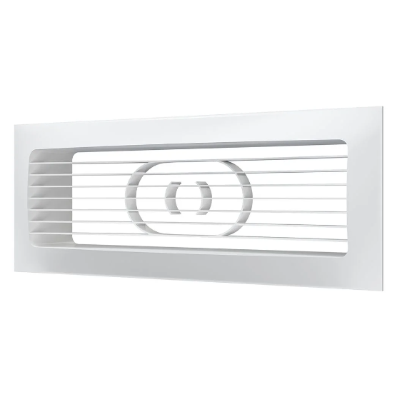 4elementsGrila pentru ventilatie din ABS-plastic cu flansa Era 23x9 White
