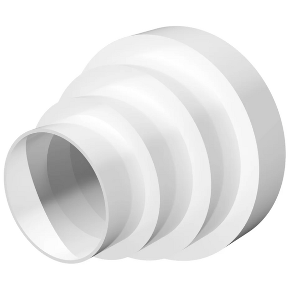 Соединитель круглых воздуховодов универсальный Mistral D 150 120 100 80, изображение 2