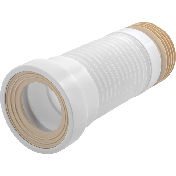 Удлинитель для унитаза гибкий 290-330 мм Aquant