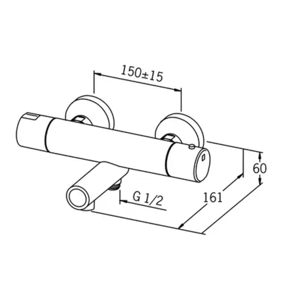 4elementsСмеситель для ванны с душем Oras IL BAGNO ALESSI, изображение 2