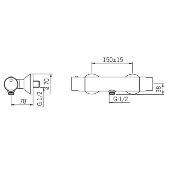 Смеситель для душа Oras IL BAGNO ALESSI, изображение 2