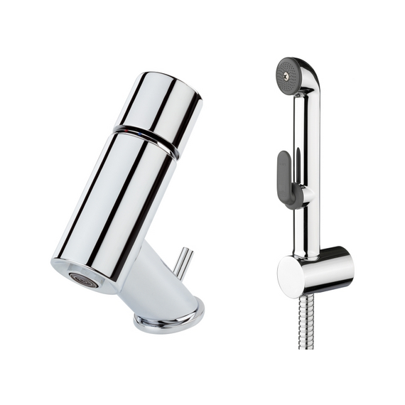 Смеситель для умывальника с ручным душем Oras IL BAGNO ALESSI One