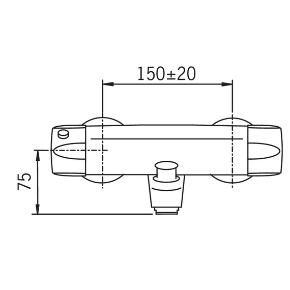 Смеситель для ванны с душем Oras Nova (правый), изображение 3