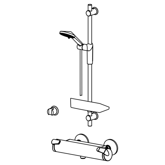 4elementsСмеситель для душа Oras Optima (душ комплект), изображение 2
