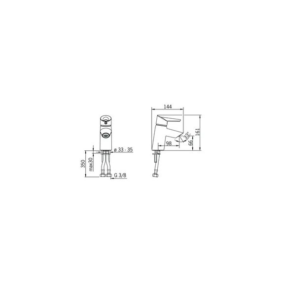 4elementsСмеситель с аэратором для умывальника Oras Optima, изображение 4