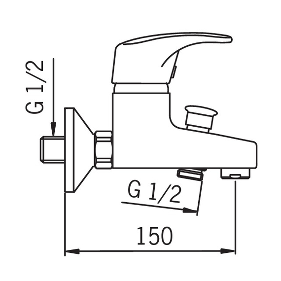 4elementsCмеситель для ванны и душа с душевым комплектом Oras Solina, изображение 2