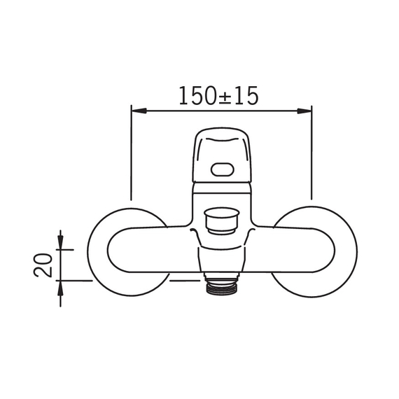 4elementsCмеситель для ванны и душа с душевым комплектом Oras Solina, изображение 3