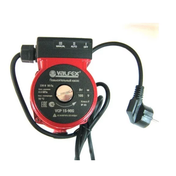 Компактный повысительный насос VPA 15-90 (с гайками) Valfex, изображение 3