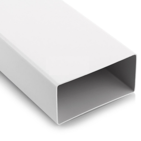 Плоский возвдуховод из ПВХ-пластика Awenta KP55-15 5,5х11 канал/труба (1,5м)