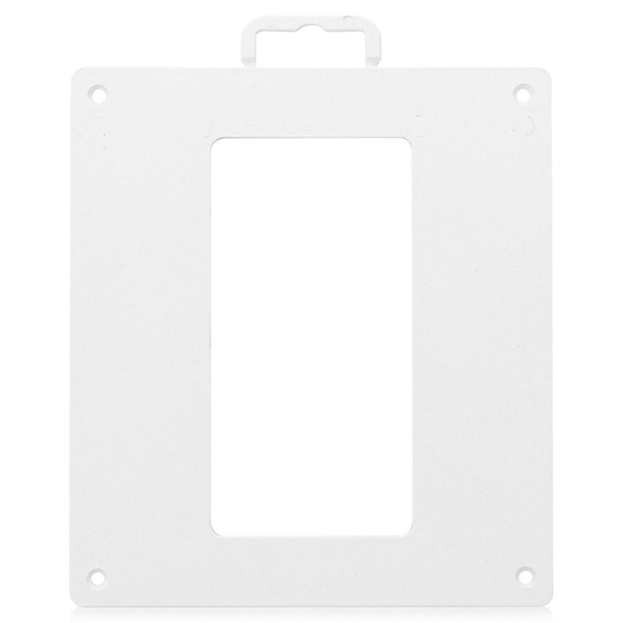 4elementsPlaca fixare perete pentru tub rectangular Awenta KP55-27 5,5x11, изображение 2