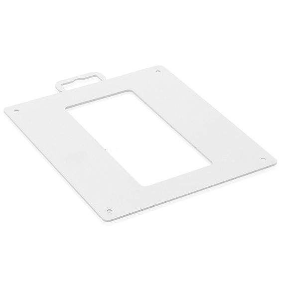 4elementsPlaca fixare perete pentru tub rectangular Awenta KP55-27 5,5x11, изображение 3