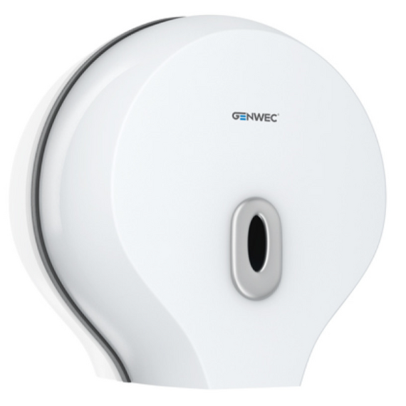4elementsDispenser hartie igienica Jumbo plastic alb Genwec