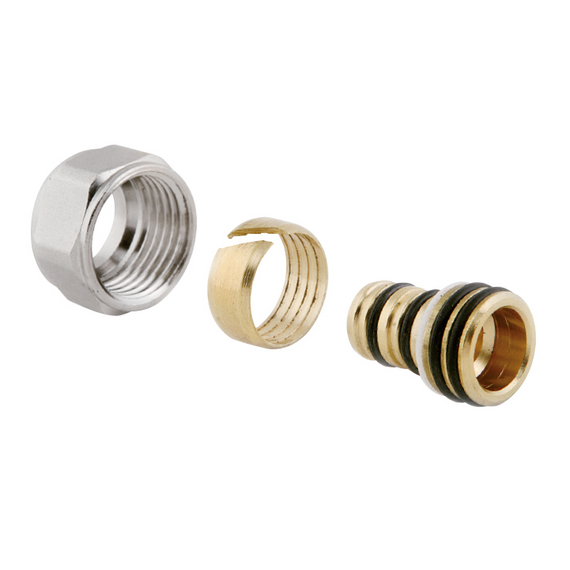 4elementsGherpecs  pentru robinete unghiulare 16x2,00 (conector 1/2'') ICMA