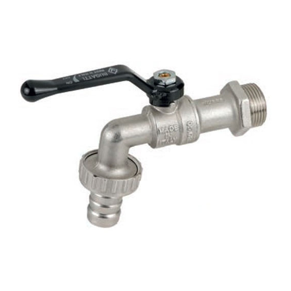 4elementsRobinet cu bilă cu mamelon „Dachnik” 3/4'' x 1'' Alaska Bugatti