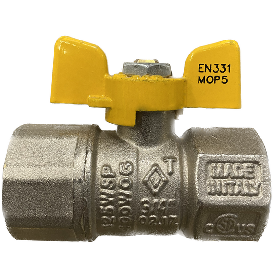 4elementsRobinet cu bila fluture pentru gaz 3/4" FF Bugatti
