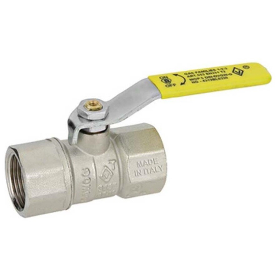 Шаровый кран для газа ручкa 1/2" FF (dakota) Bugatti