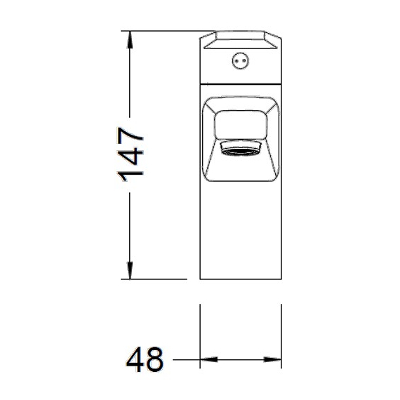 4elementsСмеситель для умывальника Genebre Kelogik Cold Start, изображение 3