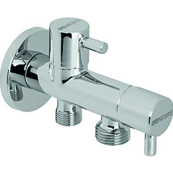 Подводной кран с 2-мя выходами 1/2'' x 3/8'' Genebre