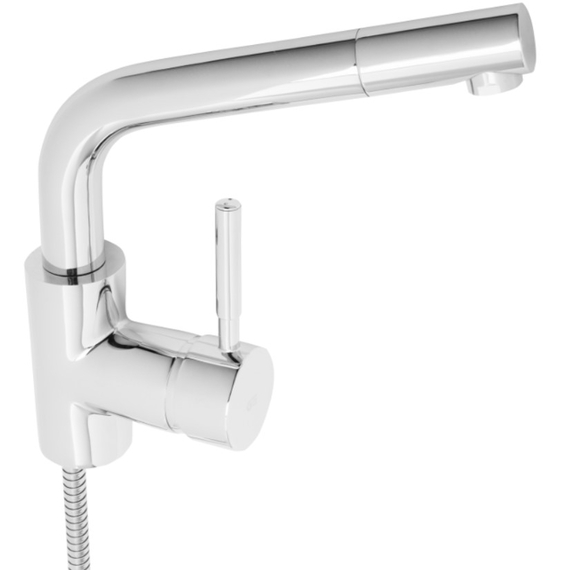 4elementsBaterie pentru lavoar cu pipa extensibila Genebre TAU