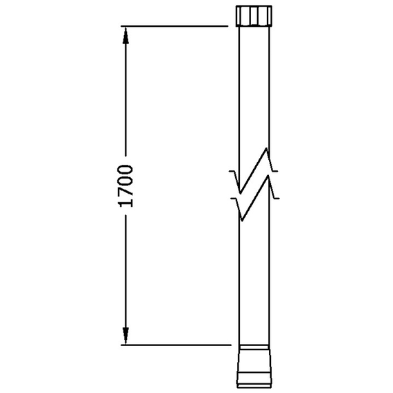 Шланг гибкий 1,70m ABS Style Shower Genebre, изображение 2