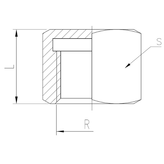 Заглушка нержавейка 3/4 F Genebre, изображение 3