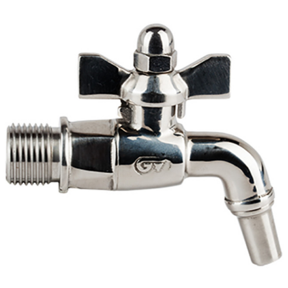 Кран шаровый - Баррель 1/2" INOX Genebre