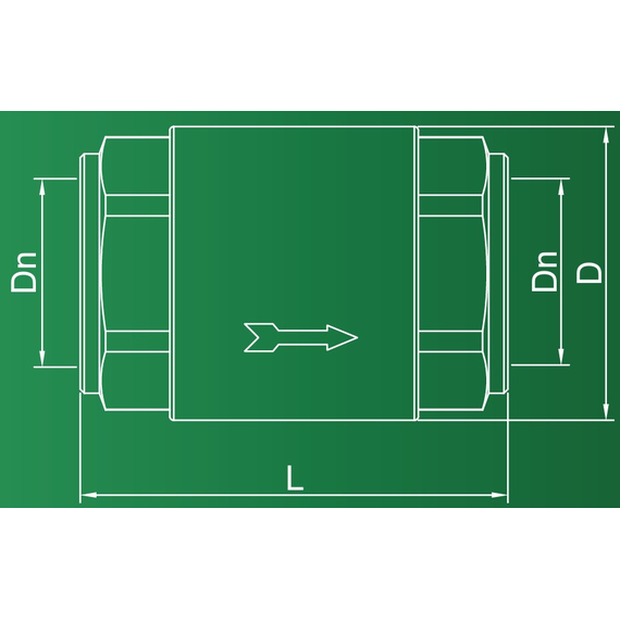 4elementsОбратный клапан 1/2 с метал.затвором OR, изображение 4