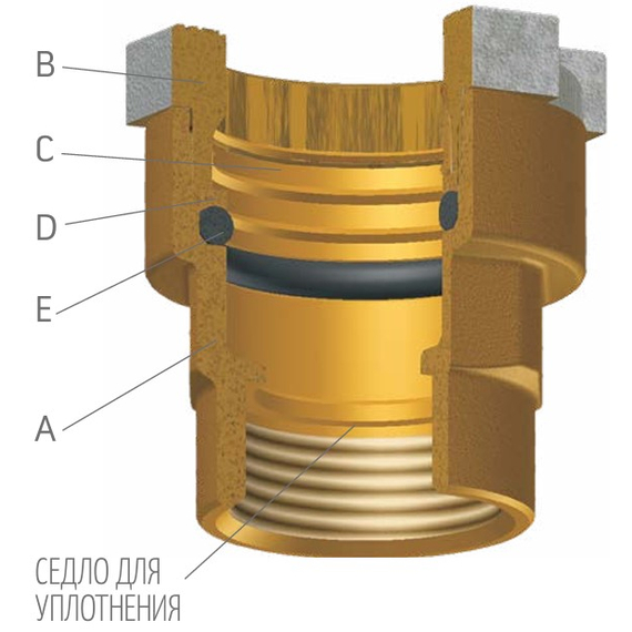 4elementsПереход на металл BSR-DIN 21x1/2 M OR, изображение 4
